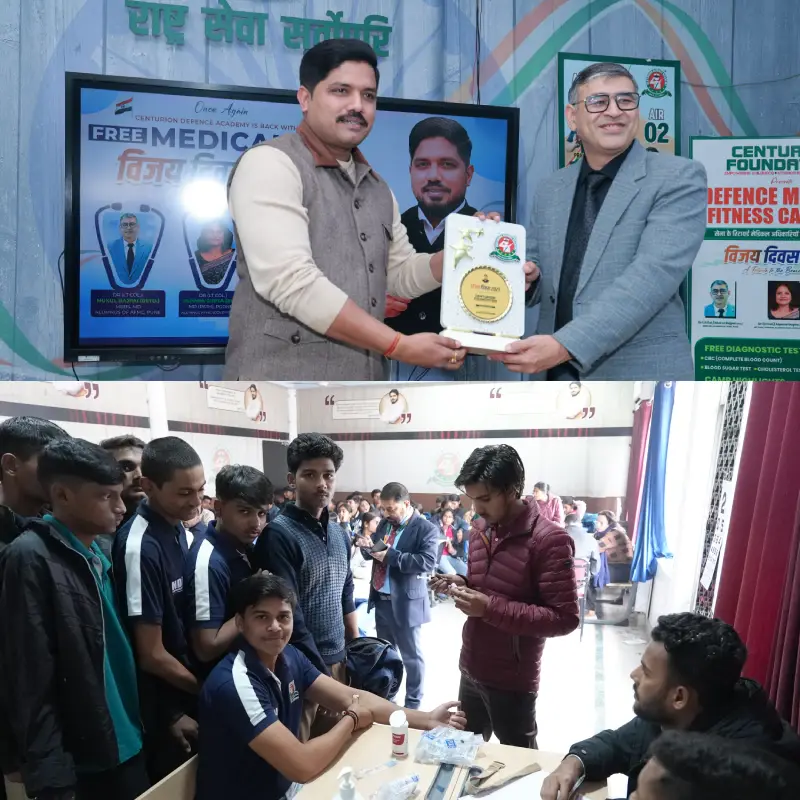 On the occasion of Vijay Diwas, the Centurion Foundation organised a Free Medical Awareness and Fitness Camp to promote community welfare.